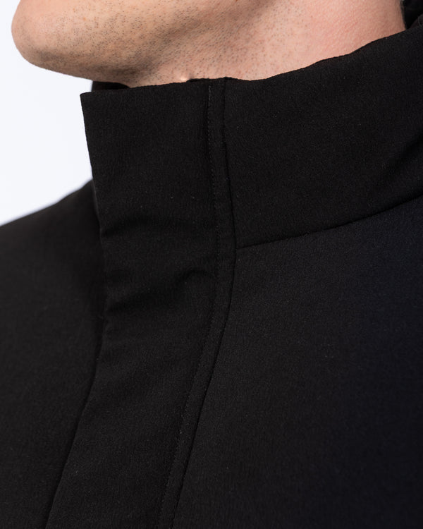 2t Meter Hohe Gepolsterte Steppjacke (schwarz)
