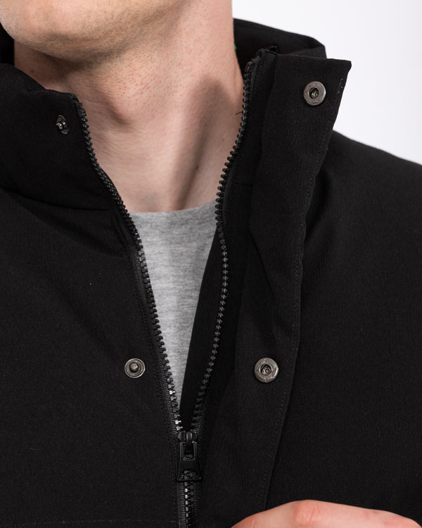 2t Meter Hohe Gepolsterte Steppjacke (schwarz)