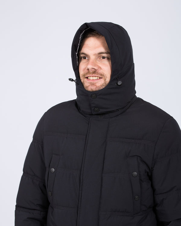 Cabano Tall Water Resistant Padded Jacket (navy)