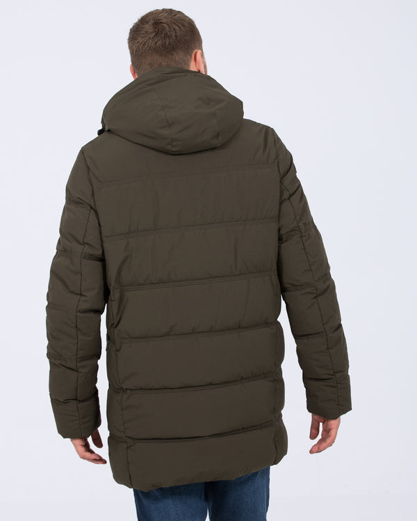 Cabano Tall Waterproof Padded Jacket (olive)