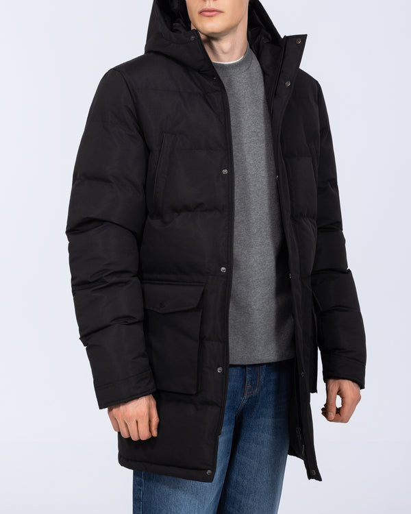 2t Jethro Hohe Lange Steppjacke (schwarz)