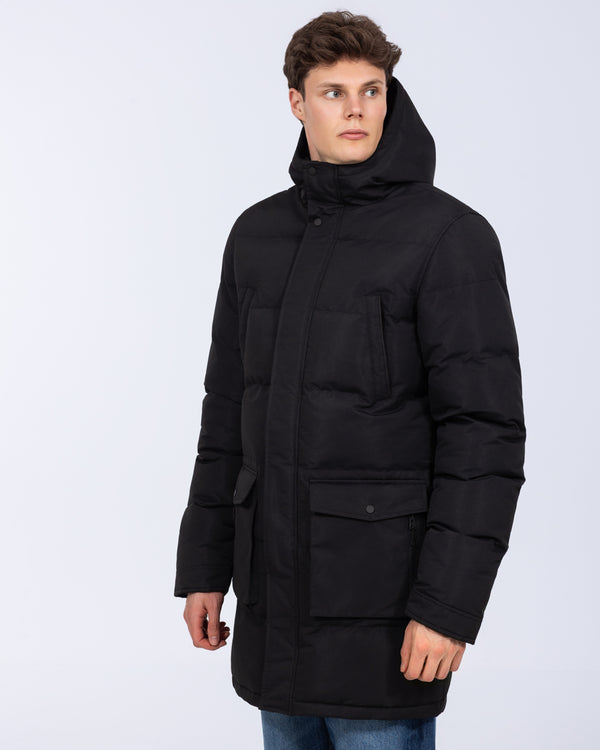 2t Jethro Hohe Lange Steppjacke (schwarz)