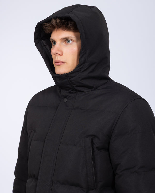 2t Jethro Hohe Lange Steppjacke (schwarz)