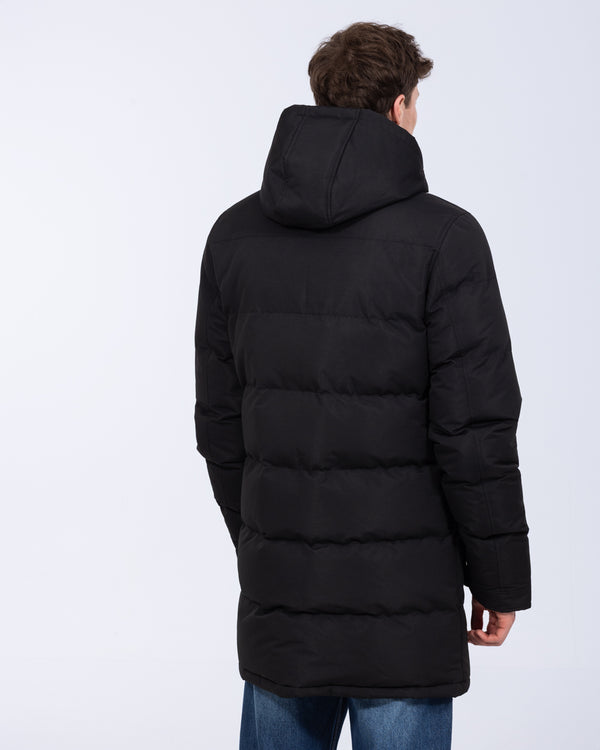 2t Jethro Hohe Lange Steppjacke (schwarz)