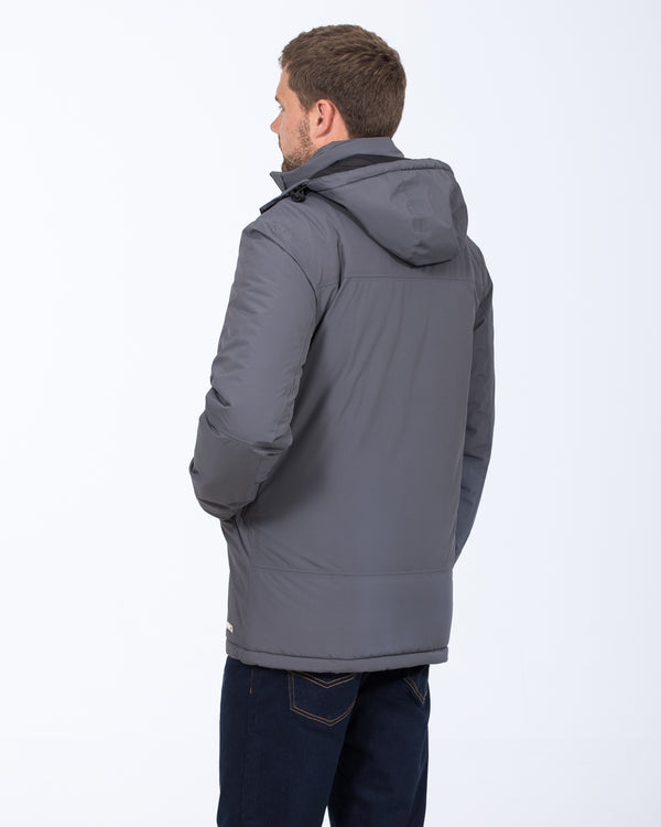 North 56 Tall Waterproof Rain Jacket (stone)