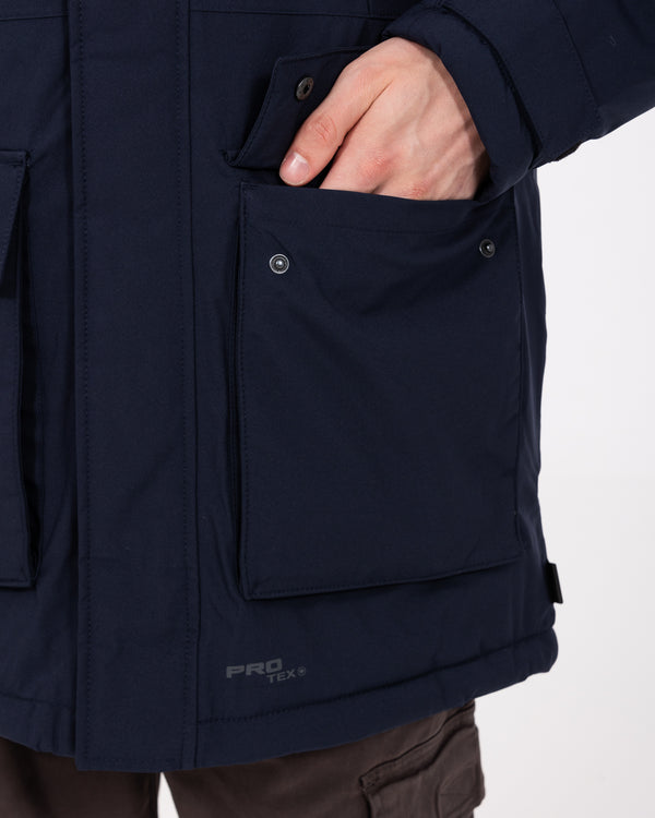 Redpoint Lex Tall Longline Waterproof Jacket (navy)