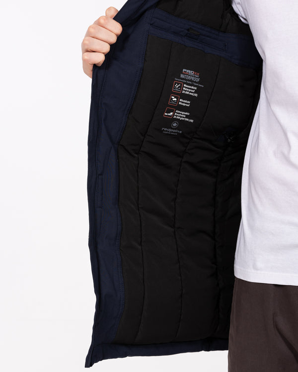 Redpoint Lex Tall Longline Waterproof Jacket (navy)