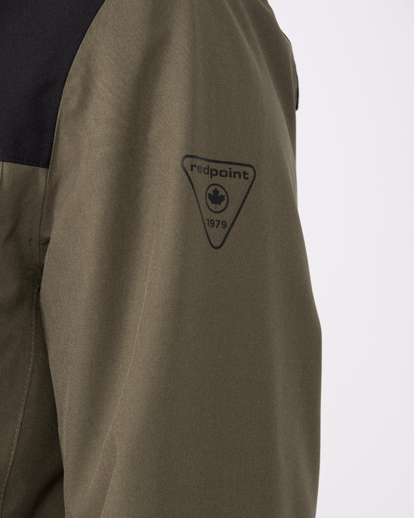Redpoint Luke Tall Hooded Jacket (black/olive)