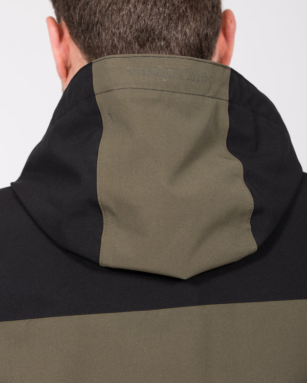 Redpoint Luke Tall Hooded Jacket (black/olive)
