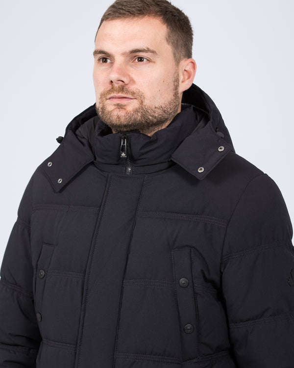 Cabano Tall Water Resistant Padded Jacket (navy)