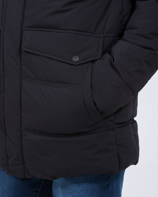 Cabano Tall Water Resistant Padded Jacket (navy)