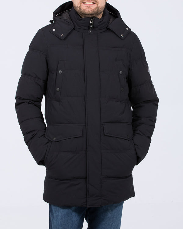 Cabano Tall Water Resistant Padded Jacket (navy)