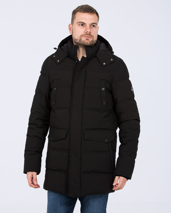 Cabano Tall Water Resistant Padded Jacket (black)