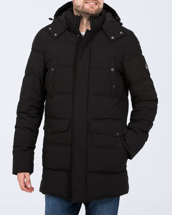 Cabano Tall Water Resistant Padded Jacket (black)