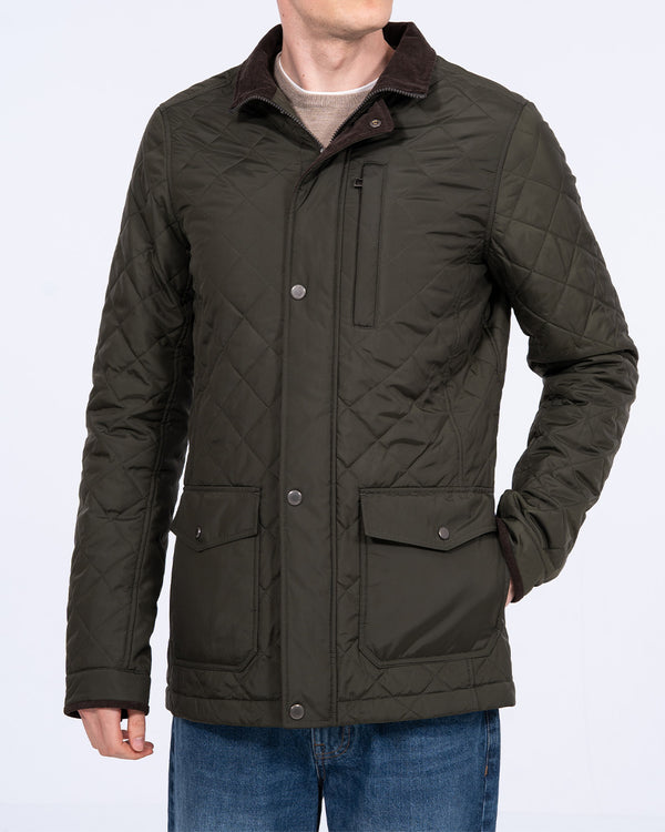 Redpoint Barnet Hohe wasserabweisende Steppjacke (dunkeloliv)