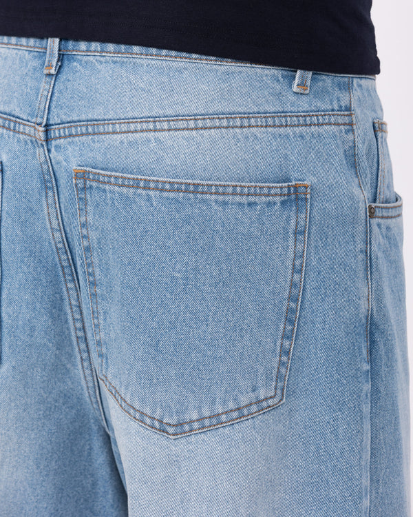 2t Akir Tall Baggy Fit Jeans (Stone Wash)