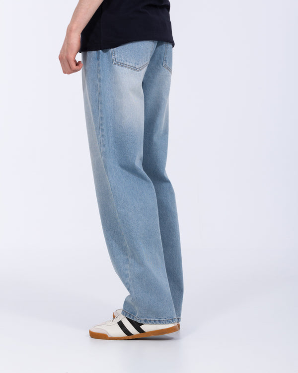 2t Akir Tall Baggy Fit Jeans (Stone Wash)