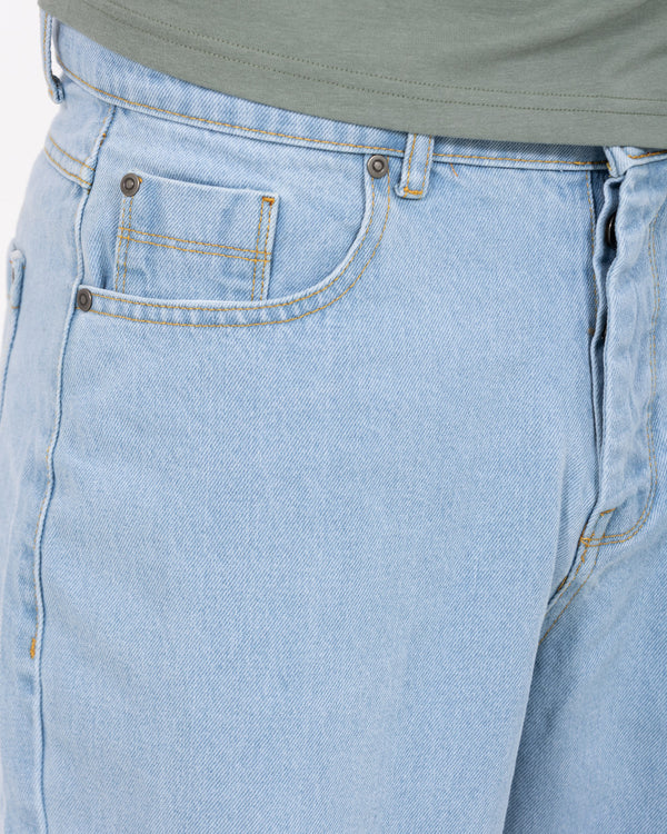 2t Davy Loose Fit Hohe Jeans (helle Wäsche)