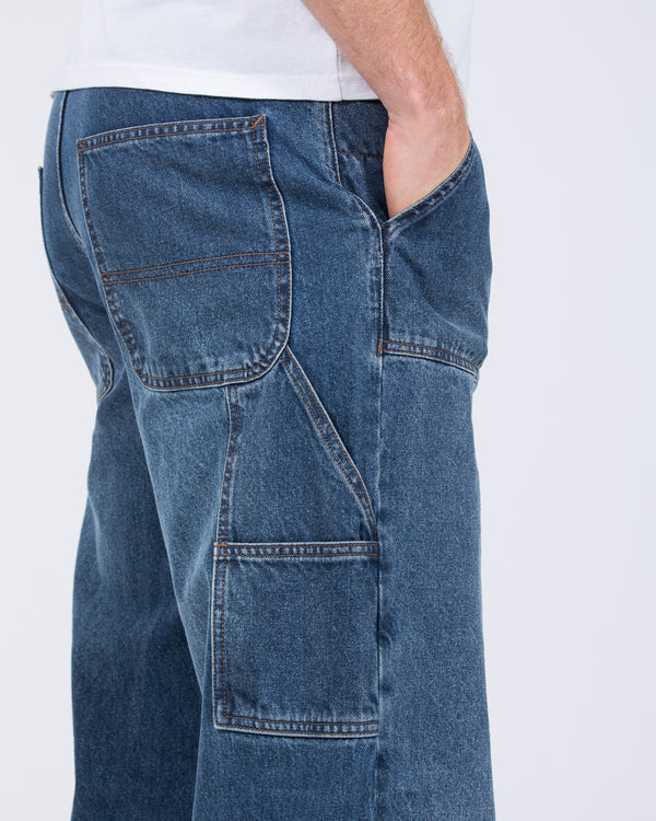 2t Hudson Tall Loose Fit Carpenter Jeans (mid wash)