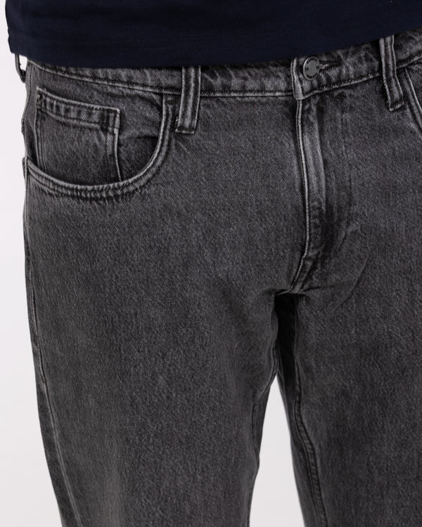 Blend Hohe Flocken Locker Geschnittene Jeans (denim grau)
