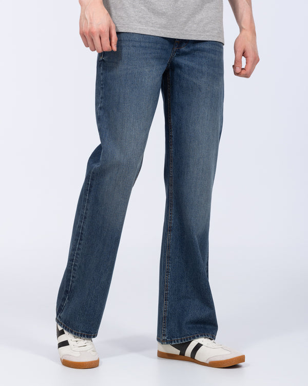 Blend Hohe Ausgestellte Jeans (Denim Mittelblau)