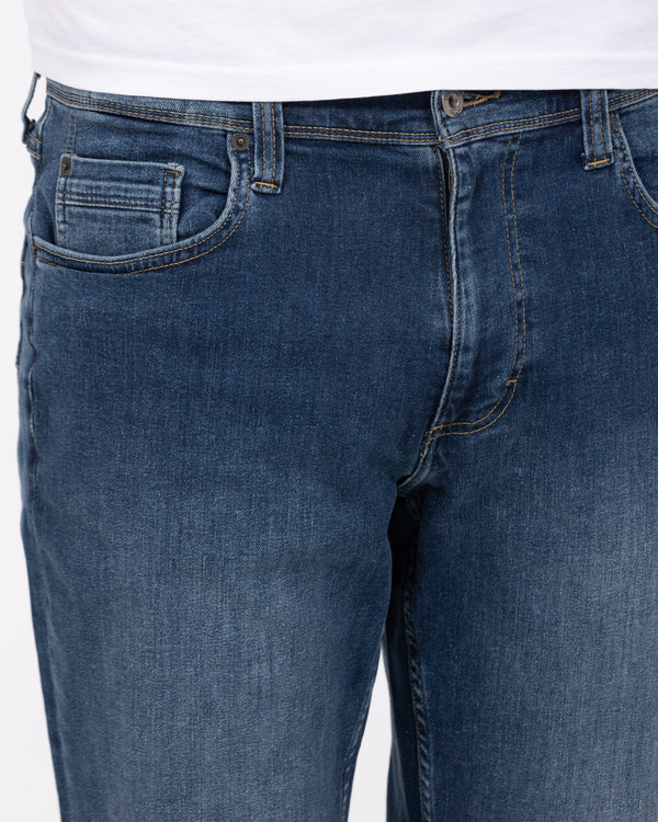 Mustang Washington Gerade Passform Lange Jeans (Denim Mid)