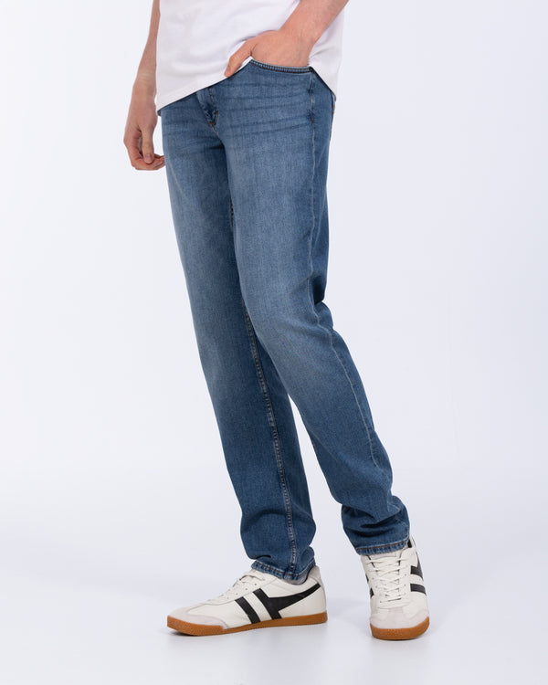 Mustang Washington Gerade Passform Lange Jeans (gewaschener Denim)
