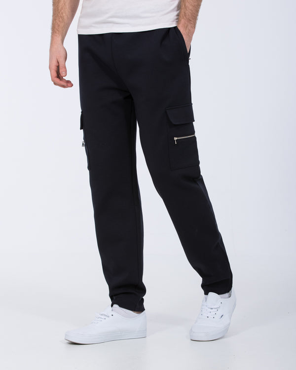 2t Aiden Regular Fit Tall Cargo Joggers (navy)