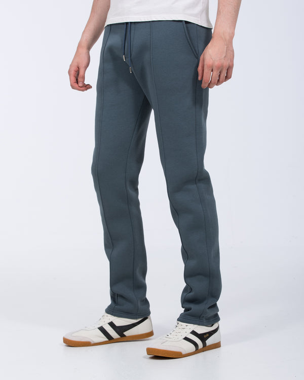 2t Elijah Tall Regular Fit Pintuck Joggers (petrol blue)