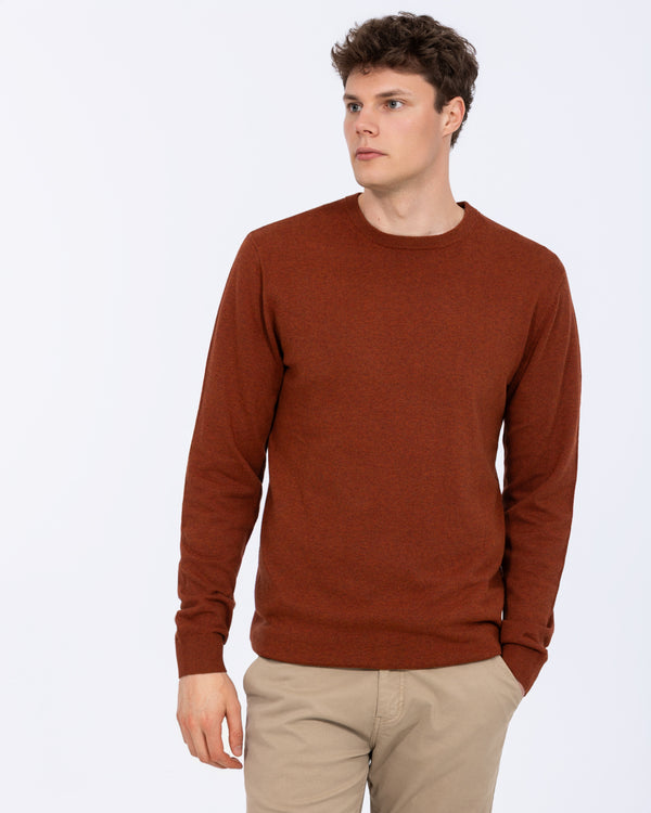 2t Austin Tall Cotton Crew Neck Jumper (rust)