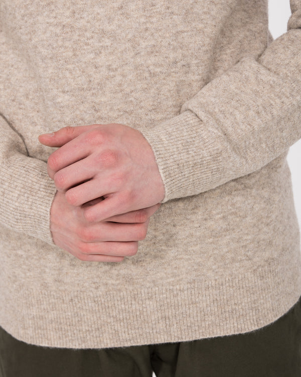 2t Finley Tall Crew Neck Pocket Jumper (oatmeal)