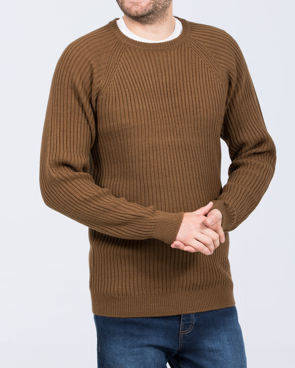 2t Harris Tall Chunky Knit Jumper (khaki)