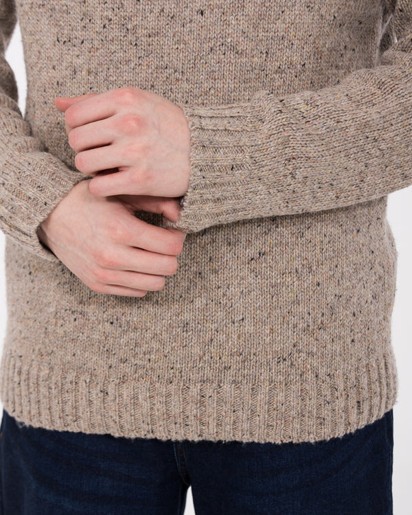 2t Sutton Tall Fairisle Jumper (camel)