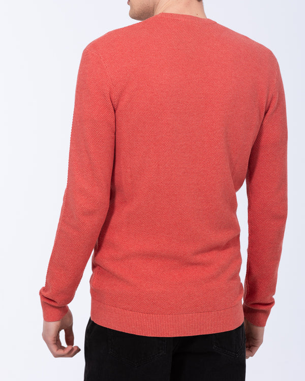 2t Alfred hoher gesteppten Pullover (koralle)