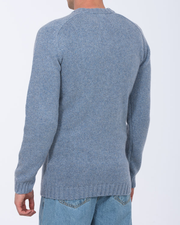 2t Lambswool Cable Knit Tall Jumper (sky)