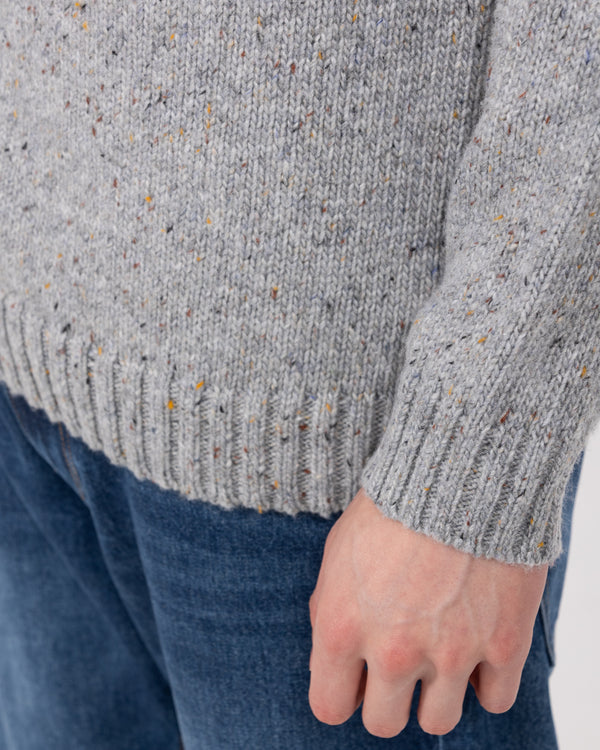 2t Connall hoher Weihnachts-Pullover (grau)
