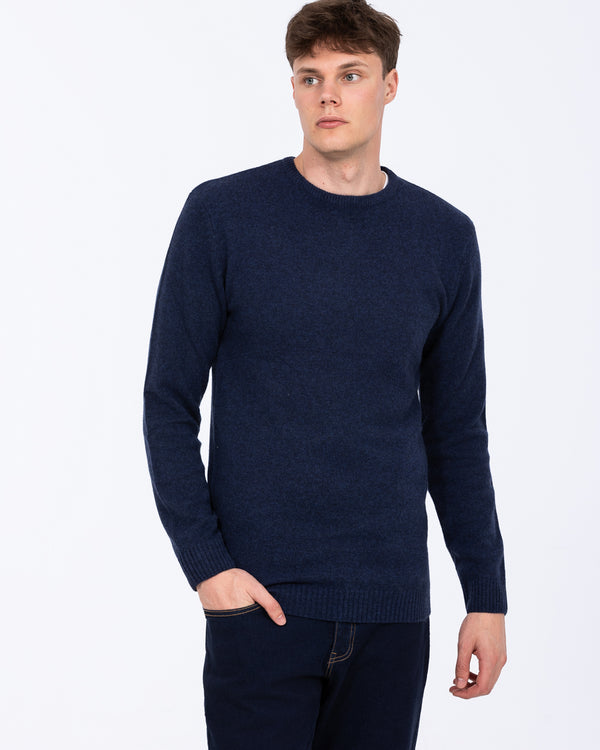 2t Lambswool Tall Crew Neck Jumper (navy)