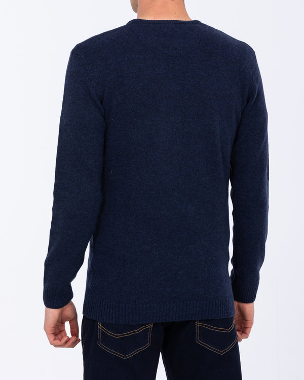 2t Lambswool Tall Crew Neck Jumper (navy)