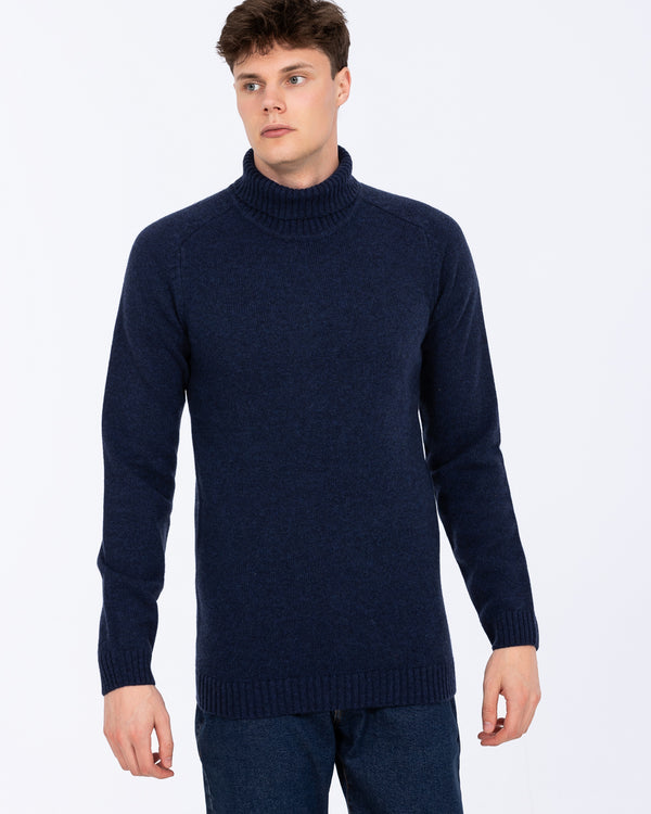 2t Tall Lambswool Roll Neck Jumper (navy)
