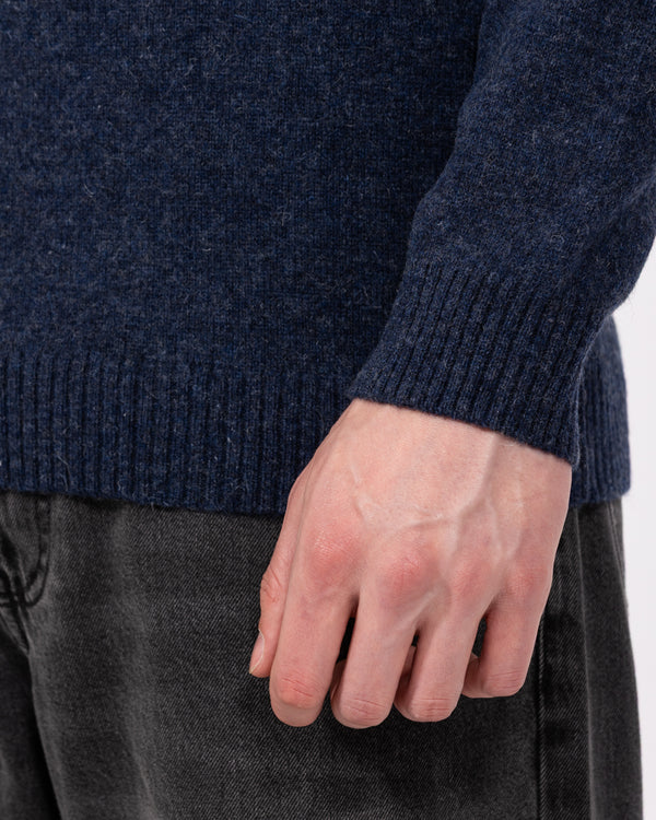 2t Tall Pure Lambswool Crew Neck Jumper (navy)