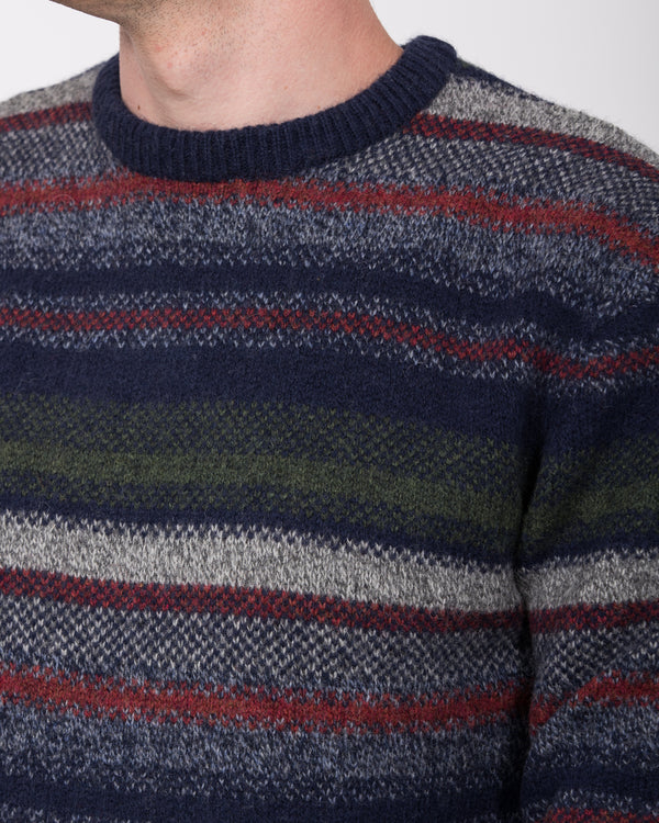 2t Tall Striped Knit Jumper (navy)