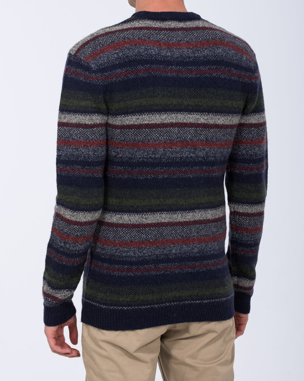 2t Tall Striped Knit Jumper (navy)