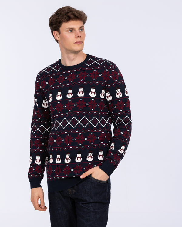 2t Tall Fairisle Christmas Jumper (navy novelty)