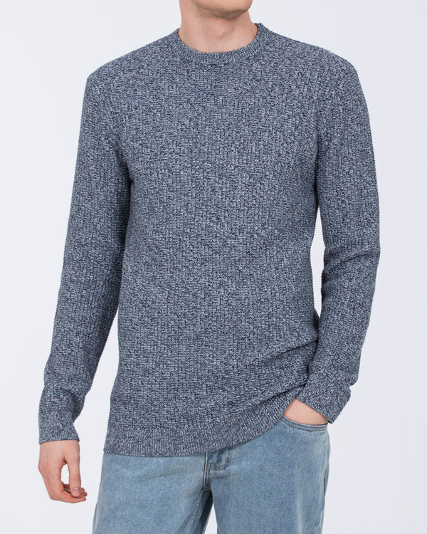 2t Xavier Tall Lässiger Pullover (denim marl)