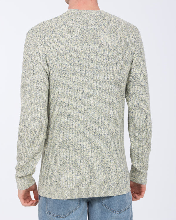 2t Xavier Tall Locker Geschnittener Pullover (weiß)