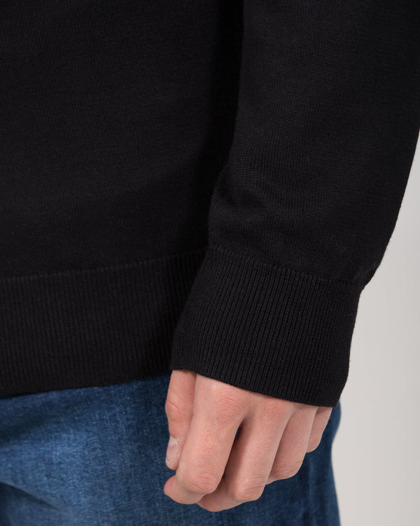 2t Rickie Tall Cotton Roll Neck Jumper (black)