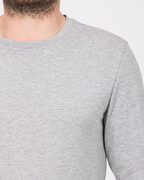 Essentalls Long Sleeve Tall T-Shirt (light grey)