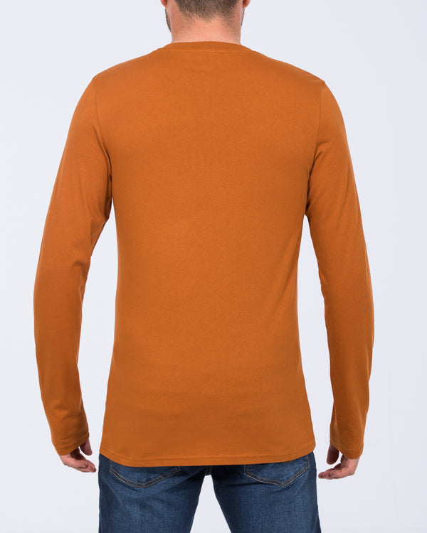 Essentalls Long Sleeve Tall T-Shirt (rust)