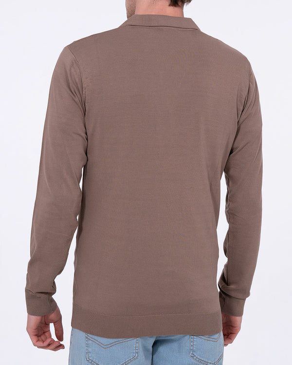 2t Penn hoher offener Kragen Pullover (taupe)