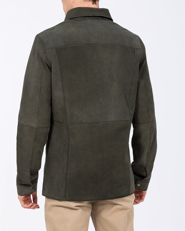 Harry Brown Tall Suede Jacket (moss)